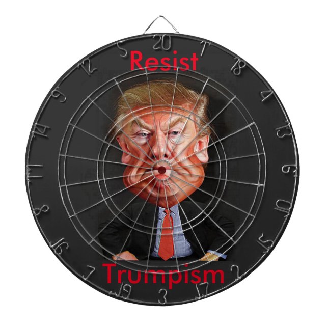 officiellen motstår trumpismdartboarden piltavla (Framsidan)