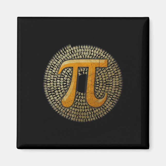 Officiellen pi 3,14 Spiral pi-day för matematiska  Magnet (Framsidan)