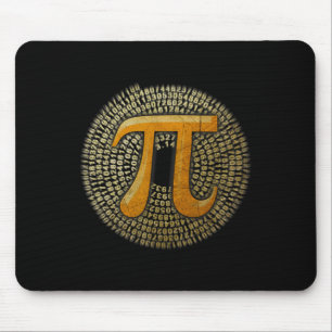 Officiellen pi 3,14 Spiral pi-day för matematiska Musmatta