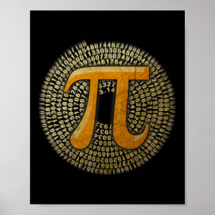 Officiellen pi 3,14 Spiral pi-day för matematiska Poster