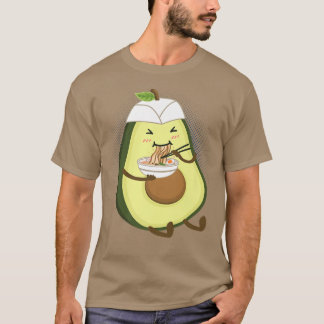 Officiellen Ramen Avocado Japanska Anime Kawaii Gi T Shirt
