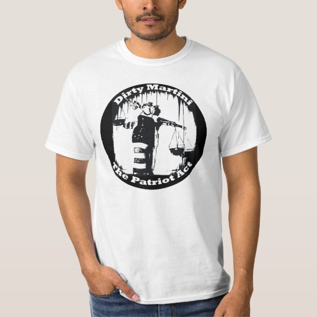 Officiellen smutsar ner den Martini patrioten Tee Shirt (Framsida)