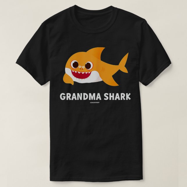 Officiellen Womens Pinkfong Grandma Shark  T Shirt (Design framsida)