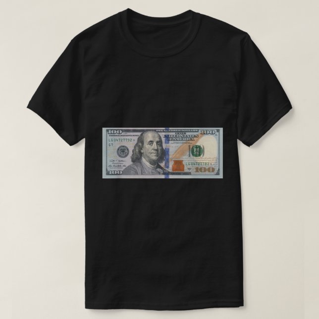 Officiellens 100 dollar Bill Baller-design T Shirt (Design framsida)