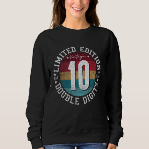 Officiellens Dubbla Siffror 10:e födelsedagen 10 å T Shirt