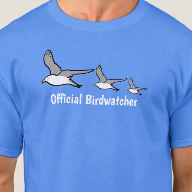 Officiellens Fågelskådare. Ornitolog T Shirt (Skapare uppladdad)