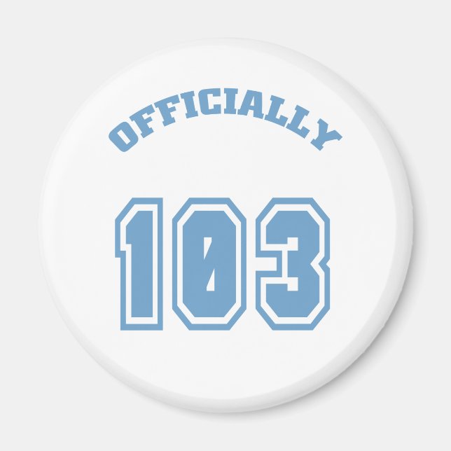 Officiellt 103 magnet (Framsidan)
