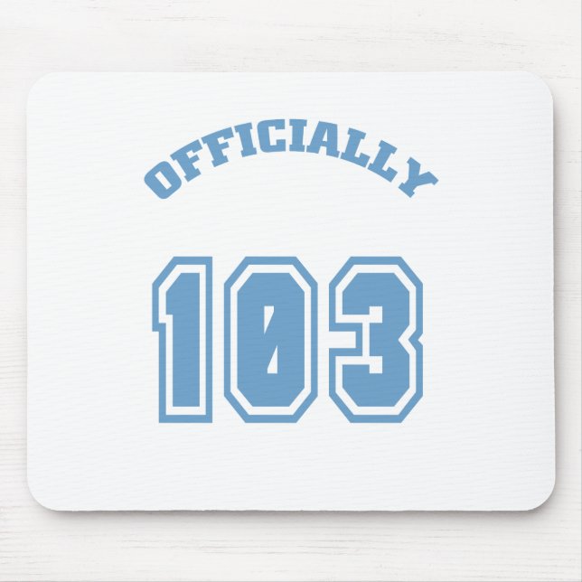 Officiellt 103 musmatta (Framsidan)