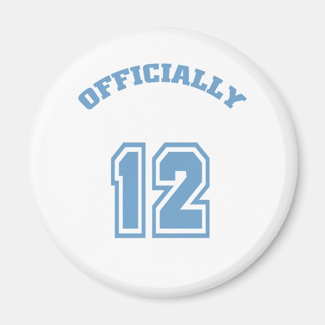 Officiellt 12 magnet (Framsidan)