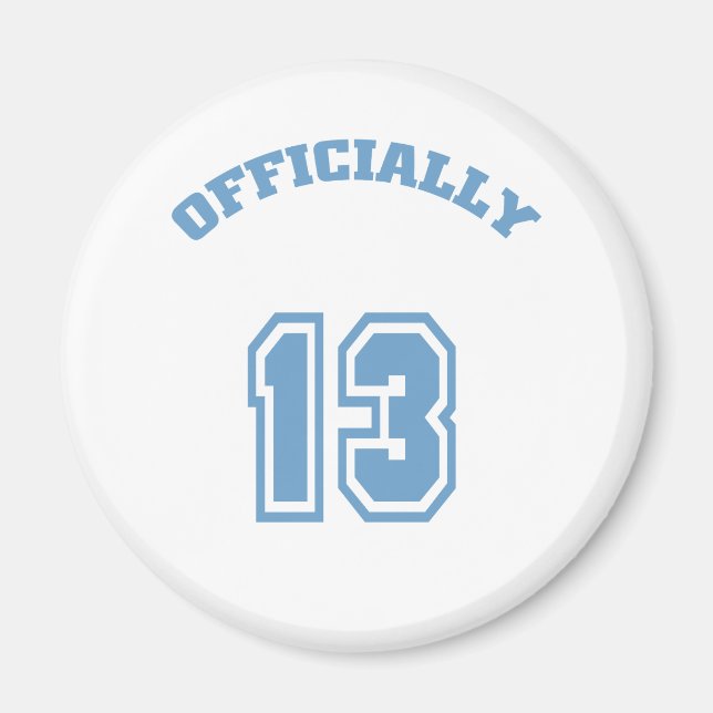 Officiellt 13 magnet (Framsidan)