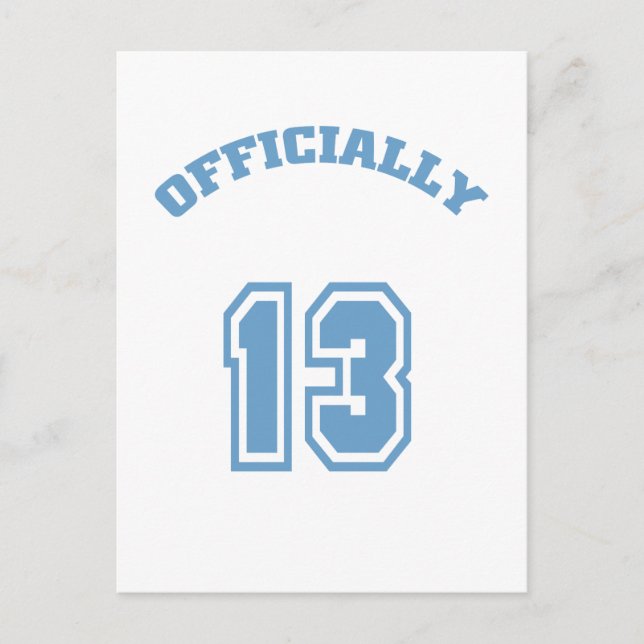 Officiellt 13 vykort (Framsida)