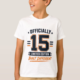 Officiellt 15 Limited Edition Uppbyggd Annorlunda T Shirt