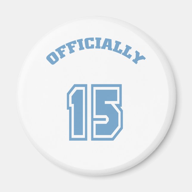 Officiellt 15 magnet (Framsidan)