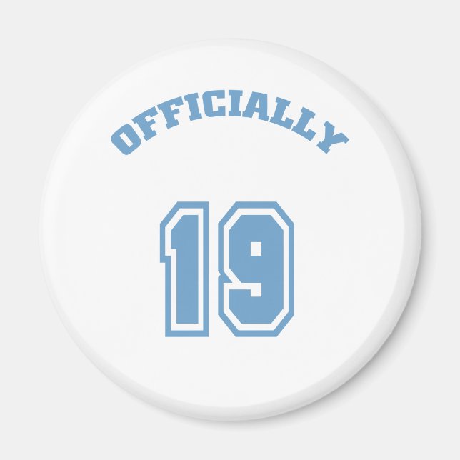 Officiellt 19 magnet (Framsidan)