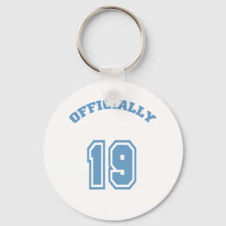 Officiellt 19 nyckelring