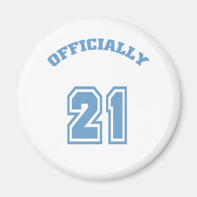 Officiellt 21 magnet (Framsidan)