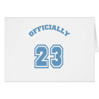 Officiellt 23 hälsningskort
