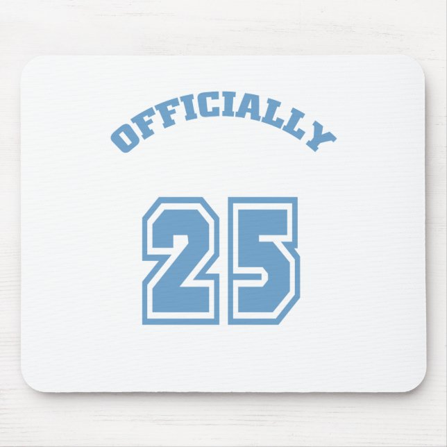 Officiellt 25 musmatta (Framsidan)