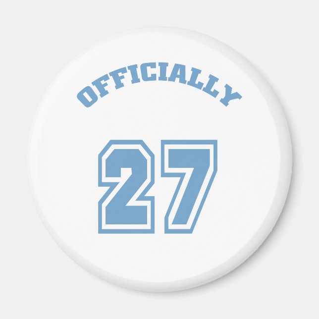 Officiellt 27 magnet (Framsidan)