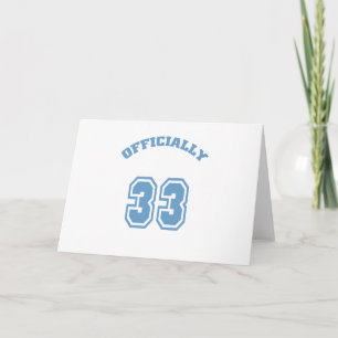 Officiellt 33 kort