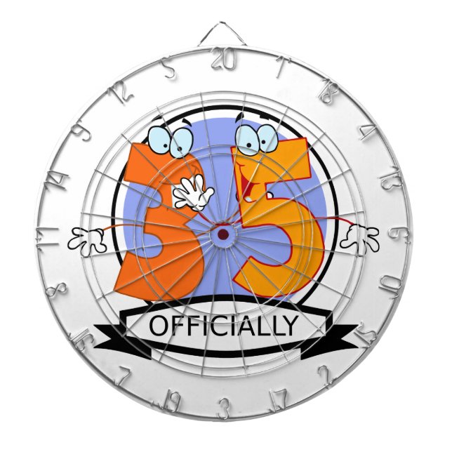 Officiellt 35 Logotyp på födelsedagen Piltavla (Framsidan)