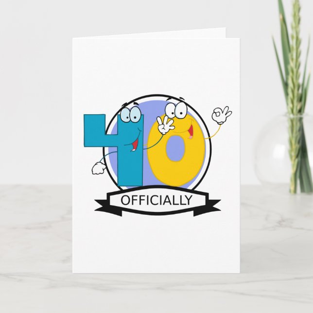 Officiellt 40-dagarsbanderoll kort (Framsida)