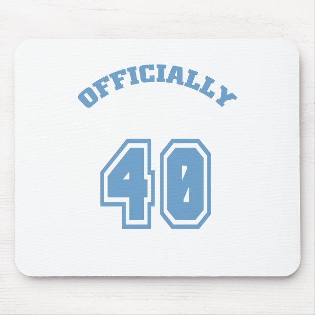 Officiellt 40 musmatta (Framsidan)