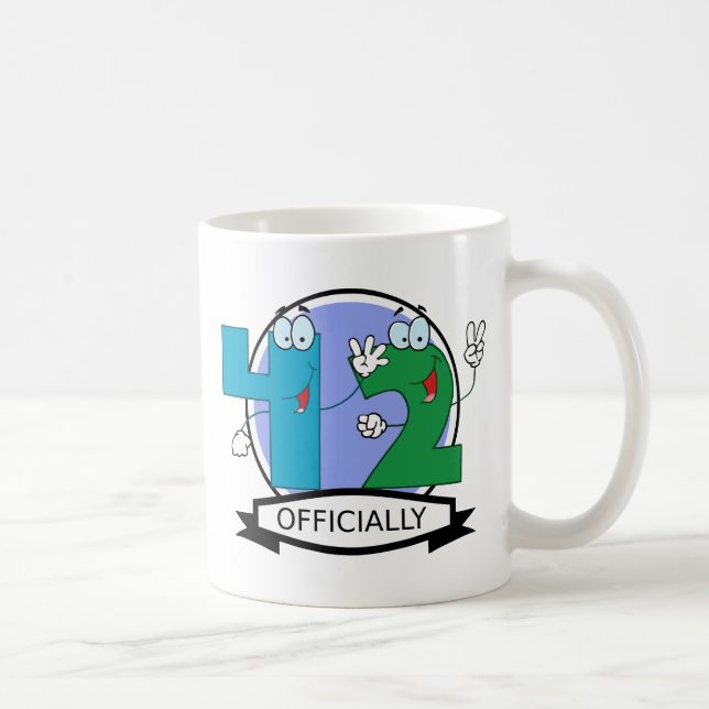 Officiellt 42-dagarsbanderoll kaffemugg (Höger)