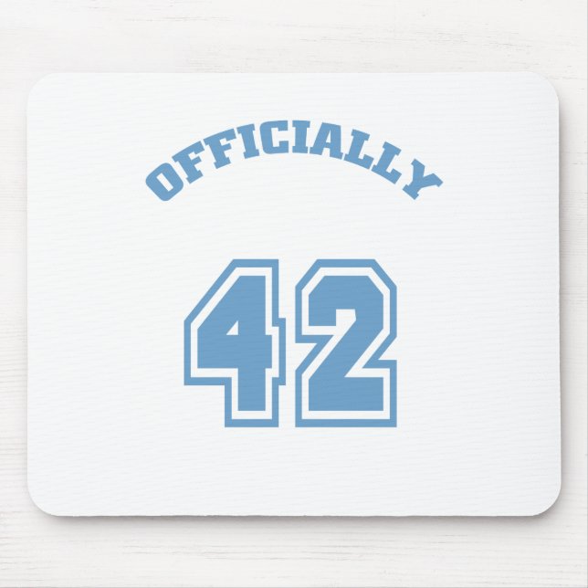 Officiellt 42 musmatta (Framsidan)