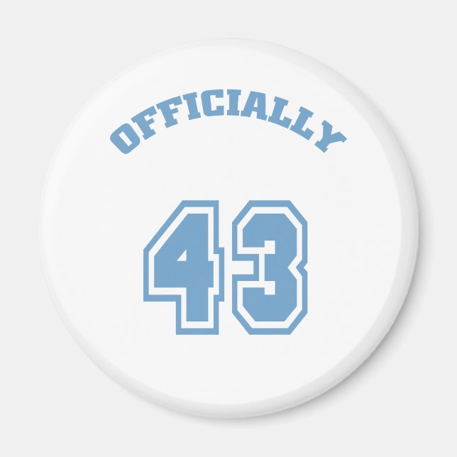 Officiellt 43 magnet (Framsidan)