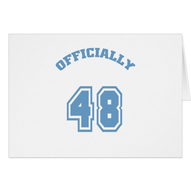 Officiellt 48 hälsningskort (Framsidan Horizontal)