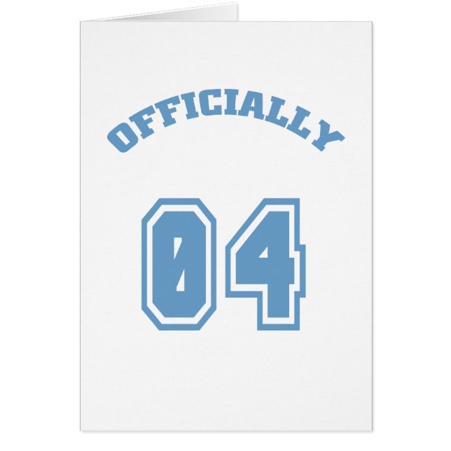 Officiellt 4 hälsningskort (Framsidan)