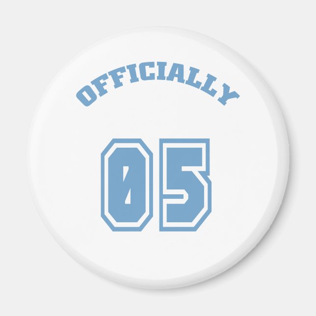 Officiellt 5 magnet (Framsidan)