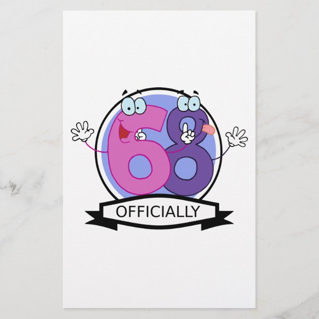 Officiellt 68-dagarsbanderoll. (Framsida)