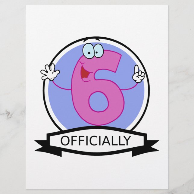 Officiellt 6 födelsedag (Framsida)
