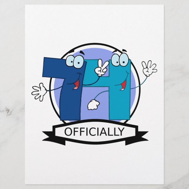 Officiellt 74 födelsedagsbanderoll (Framsida)