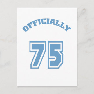 Officiellt 75 vykort