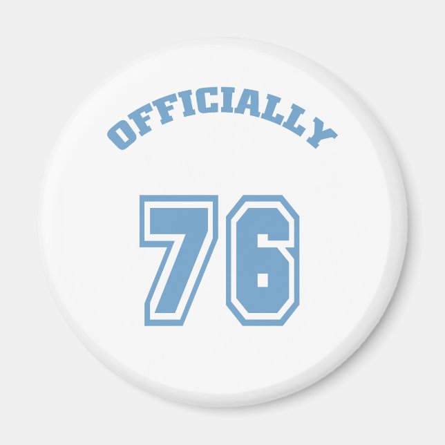 Officiellt 76 magnet (Framsidan)