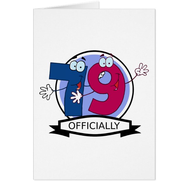 Officiellt 79-dagarsbanderoll hälsningskort (Framsidan)