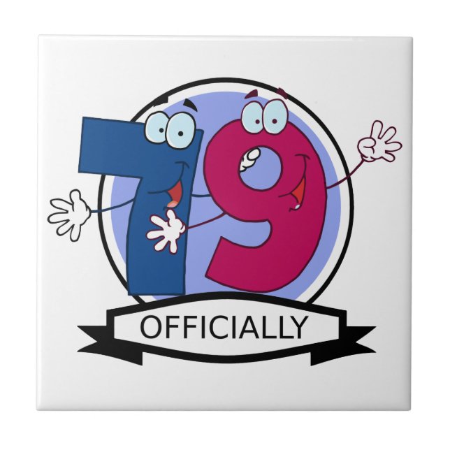 Officiellt 79-dagarsbanderoll kakelplatta (Framsidan)