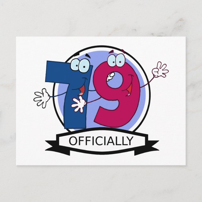 Officiellt 79-dagarsbanderoll vykort (Framsida)