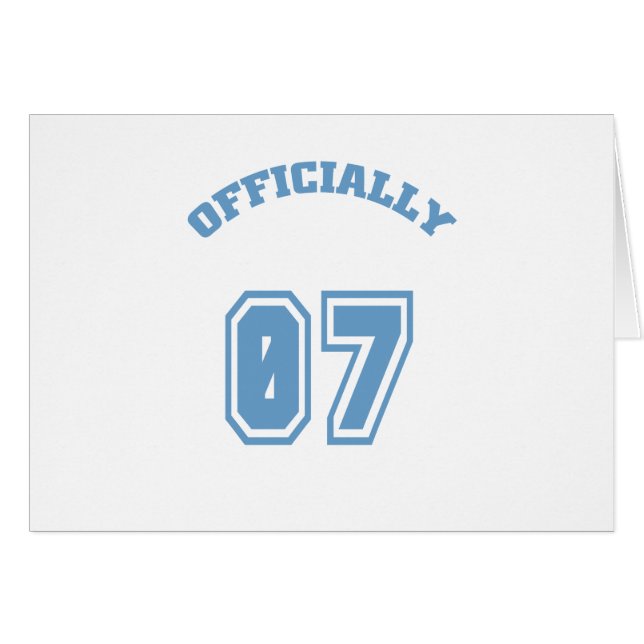 Officiellt 7 hälsningskort (Framsidan Horizontal)
