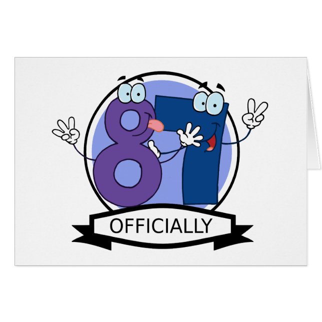 Officiellt 87 födelsedag hälsningskort (Framsidan Horizontal)