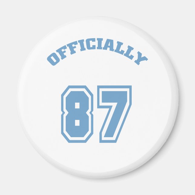 Officiellt 87 magnet (Framsidan)