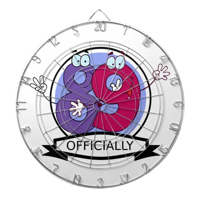 Officiellt 89-dagarsbanderoll piltavla (Framsidan)