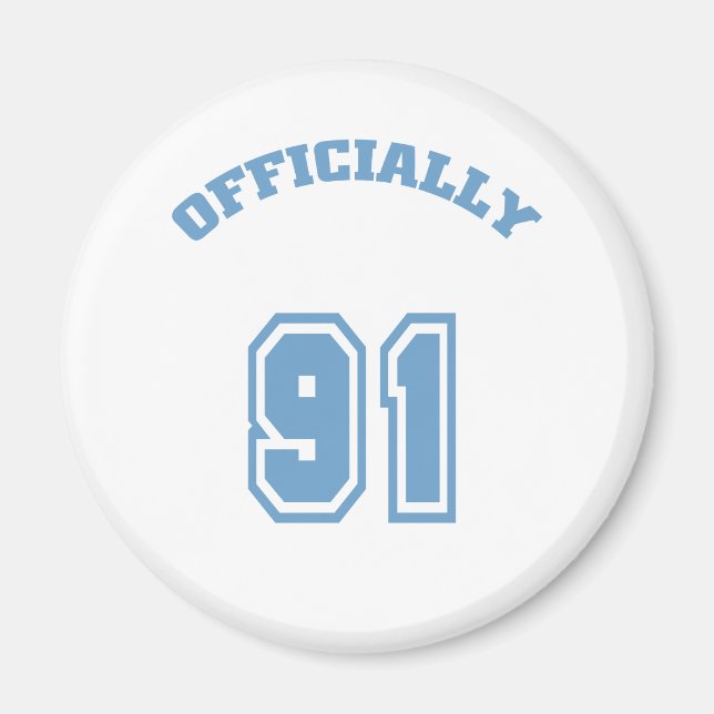 Officiellt 91 magnet (Framsidan)