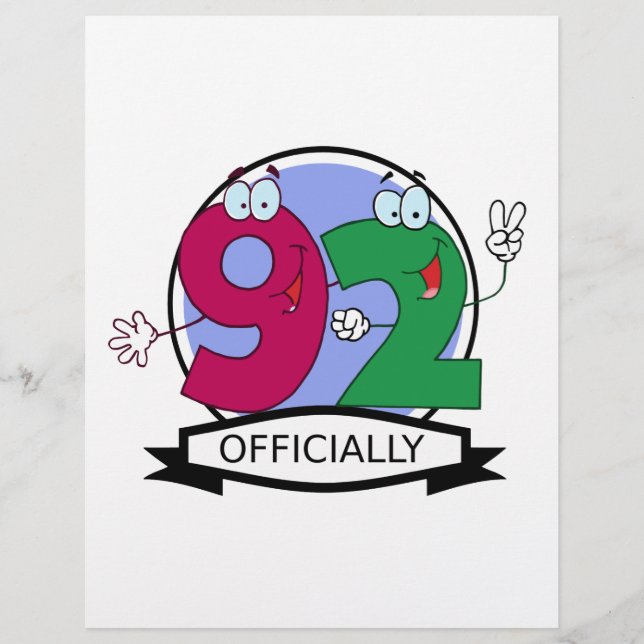 Officiellt 92-dagarsbanderoll (Framsida)