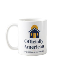Officiellt amerikanskt medborgarskaps mugg