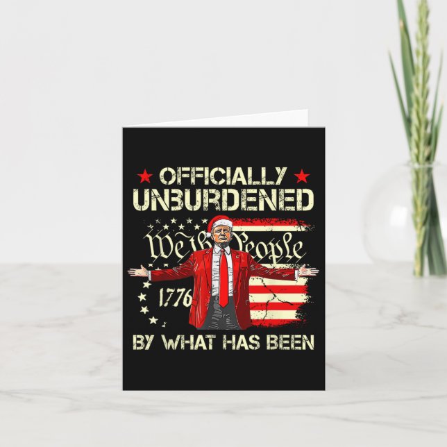 Officiellt avlastad av vad som har varit Trump seg Kort (Framsida)