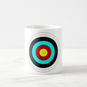 OFFICIELLT BÅGSKYTTE UPPSÄTTA SOM MÅL ~ KAFFEMUGG
